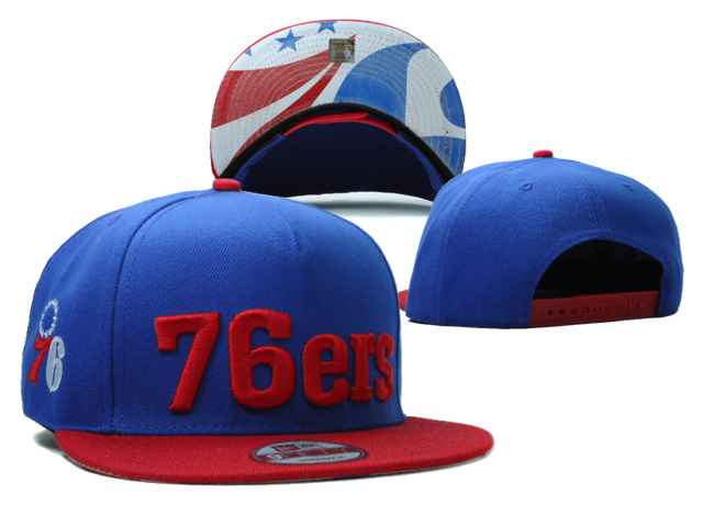 NBA Philadelphia 76ers NE Snapback Hat #05